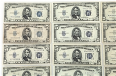 1934-1953 US $5 SILVER CERTIFICATE BANK NOTES