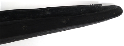 CARVED RAMU WOODEN FEAST BOWL FROM PAPUA NEW GUINEA