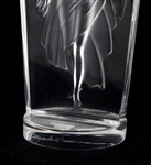 LALIQUE CRYSTAL HESTIA MEDALLION PAPERWEIGHT 1990