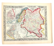 1860 S. AUGUSTUS MITCHELL JR. MAPS - OCEANICA & RUSSIA