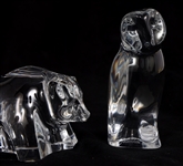 BACCARAT CRYSTAL ANIMAL & MYTHICAL FIGURINES