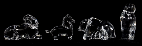 BACCARAT CRYSTAL ANIMAL & MYTHICAL FIGURINES