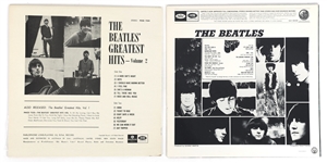 THE BEATLES VINYL ALBUMS PAUL MCCARTNEY SIGNED 
