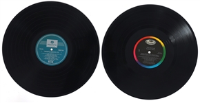 THE BEATLES VINYL ALBUMS PAUL MCCARTNEY SIGNED 