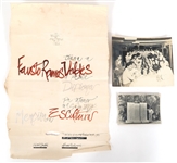 20TH C. FAUSTO RAMOS VALDES PHOTO & DOCUMENT ARCHIVE 