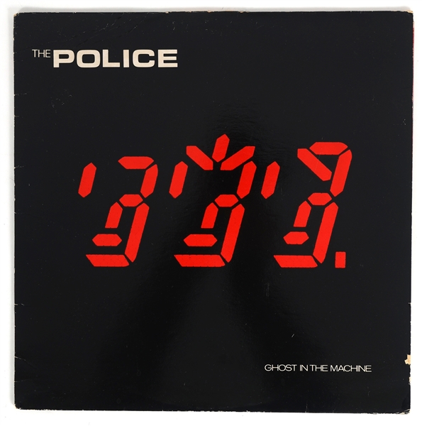 THE POLICE GHOST IN THE MACHINE SIGNED VINYL LP