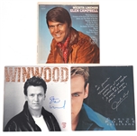 AUTOGRAPHED VINYL ALBUMS - CAMPBELL, PONCE, WINWOOD