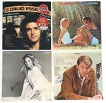CAMPBELL, STREISAND, & ESSEX SIGNED ALBUM COVERS 