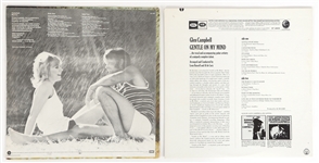 CAMPBELL, STREISAND, & ESSEX SIGNED ALBUM COVERS 