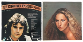 CAMPBELL, STREISAND, & ESSEX SIGNED ALBUM COVERS 