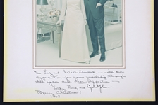 US PRESIDENT LBJ & LADY BIRD JOHNSON AUTOGRAPHED PHOTO