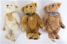 STEIFF TEDDY BEARS OF THE YEAR WITH MEDALLIONS