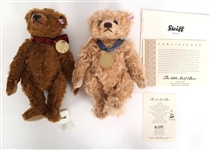 STEIFF TEDDY BEARS OF THE YEAR WITH MEDALLIONS 