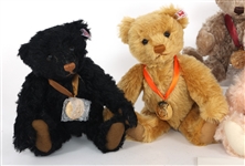 STEIFF TEDDY BEARS OF THE YEAR WITH MEDALLIONS 