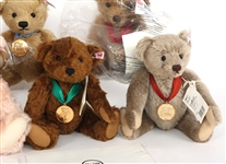 STEIFF TEDDY BEARS OF THE YEAR WITH MEDALLIONS 