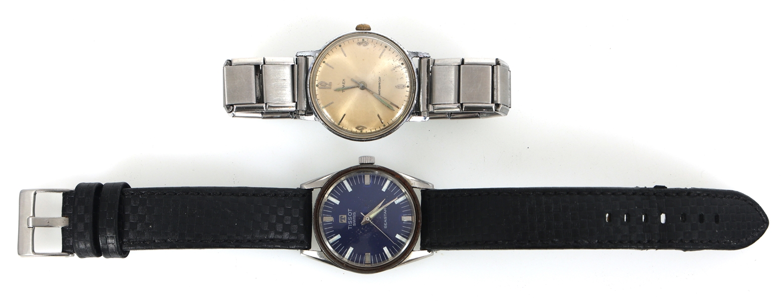 MENS MECHANICAL TIMEX & TISSOT WRISTWATCHES 