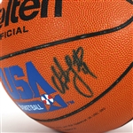 CHRISTIAN LAETTNER TIMBERWOLVES #4 SIGNED BASKETBALL