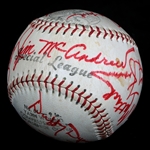 1973 NEW YORK METS TEAM AUTOGRAPH BASEBALL