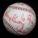 1973 NEW YORK METS TEAM AUTOGRAPH BASEBALL