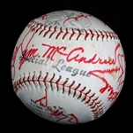 1973 NEW YORK METS TEAM AUTOGRAPH BASEBALL