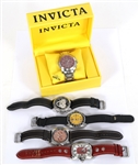 MENS INVICTA QUARTZ MOVEMENT WRISTWATCHES