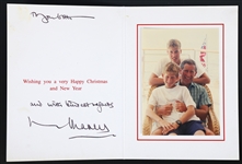 CHARLES PRINCE OF WALES SIGNED CHRISTMAS CARD