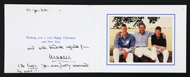 CHARLES PRINCE OF WALES SIGNED CHRISTMAS CARD