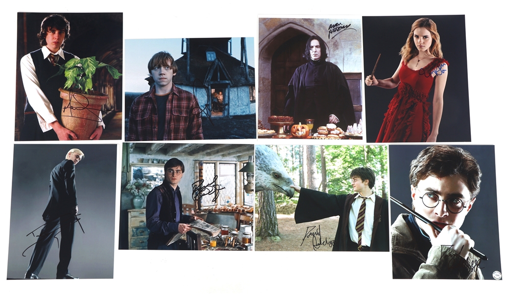 HARRY POTTER CAST SIGNATURES: WATSON, FELTON, RADCLIFFE