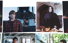 HARRY POTTER CAST SIGNATURES: WATSON, FELTON, RADCLIFFE