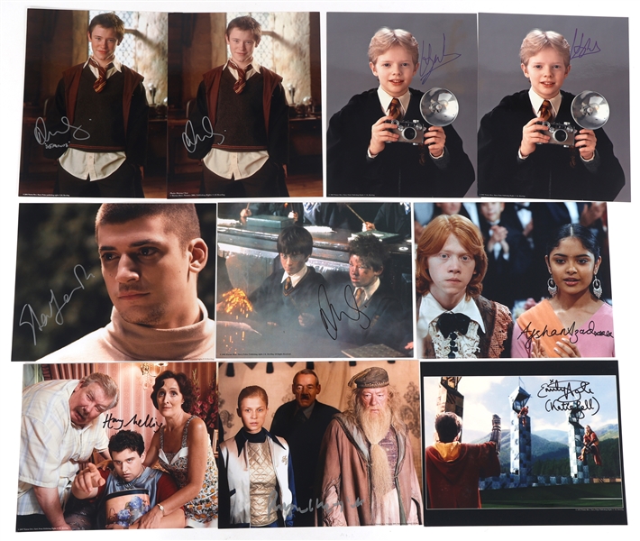 HARRY POTTER CAST SIGNATURES - MELLING, MURRAY, AZAD 