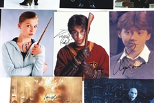 HARRY POTTER CAST SIGNATURES - FELTON, BRADLEY, GRINT 