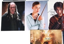 HARRY POTTER CAST SIGNATURES - FELTON, BRADLEY, GRINT 
