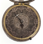 SCHRODER KIEL POCKET WATCH .800 SILVER PAIRED CASE