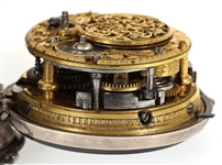 SCHRODER KIEL POCKET WATCH .800 SILVER PAIRED CASE
