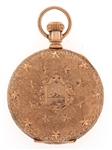LADIES WALTHAM 14K GOLD CASE POCKET WATCH 