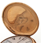 LADIES WALTHAM 14K GOLD CASE POCKET WATCH 
