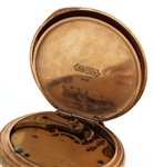 LADIES WALTHAM 14K GOLD CASE POCKET WATCH 