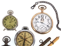 MEN'S POCKET WATCHES FOR PARTS OR REPAIR 