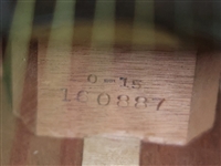 1958 C.F. MARTIN 0-15 ACOUSTIC NATURAL FINISH GUITAR 