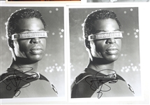 STAR TREK THE NEXT GENERATION CAST AUTOGRAPHS