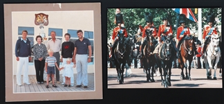 1983 & 1986 QUEEN ELIZABETH II PRINCE PHILIP XMAS CARDS