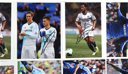 FERNANDO TORRES & GARY CAHILL SOCCER AUTOGRAPHS