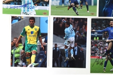SOCCER SIGNATURES - MESSI, HAZARD, MACHEDA, & GARRIDO 