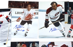 HOCKEY AUTOGRAPHS - LAFLEUR, MCDAVID, & DUCHENE 