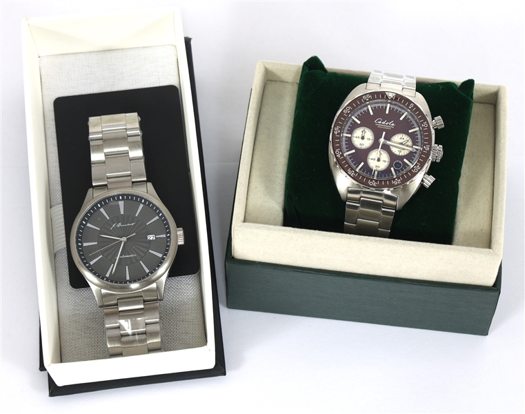 CADOLA & J BRACKETT AUTOMATIC WRISTWATCHES 