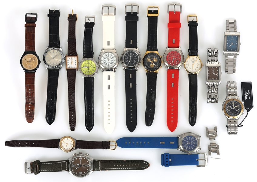 MENS QUARTZ MOVEMENT FASHION WRISTWATCHES