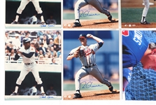 ATLANTA BRAVES BASEBALL AUTOGRAPHS JONES, GLAVINE, AVERY