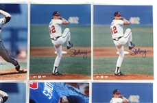 ATLANTA BRAVES BASEBALL AUTOGRAPHS JONES, GLAVINE, AVERY