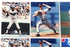 ATLANTA BRAVES BASEBALL AUTOGRAPHS JONES, GLAVINE, AVERY