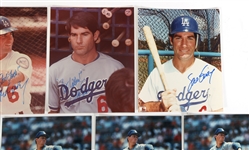 LA DODGERS AUTOGRAPHS - SNIDER, GARVEY, & HERSHISER 